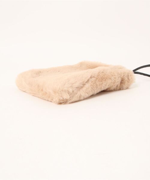 HONEYSUCKLE ROSE（ハニーサックルローズ）の「【HONEYSUCKLE ROSE】ファーバッグ（ショルダーバッグ・レディース・ベージュ/ブラック/オレンジ・ONE SIZE）」の5枚目の写真