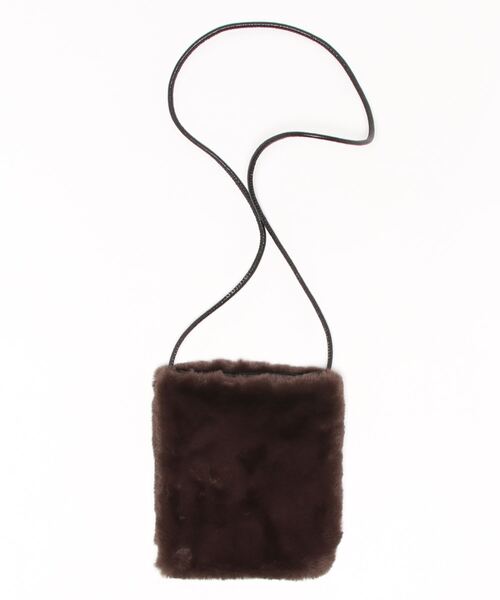 HONEYSUCKLE ROSE（ハニーサックルローズ）の「【HONEYSUCKLE ROSE】ファーバッグ（ショルダーバッグ・レディース・ベージュ/ブラック/オレンジ・ONE SIZE）」の10枚目の写真