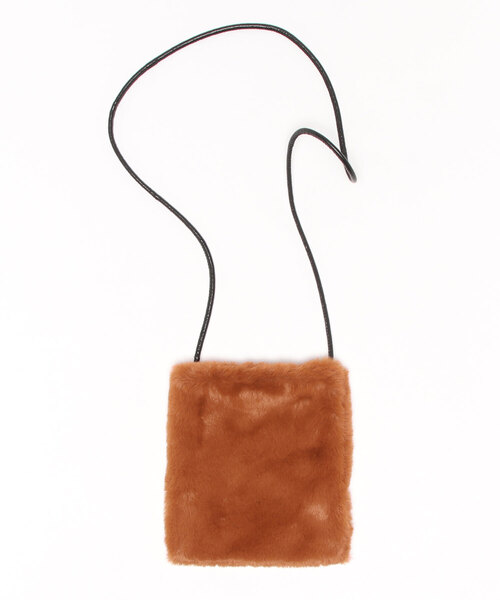 HONEYSUCKLE ROSE（ハニーサックルローズ）の「【HONEYSUCKLE ROSE】ファーバッグ（ショルダーバッグ・レディース・ベージュ/ブラック/オレンジ・ONE SIZE）」の11枚目の写真