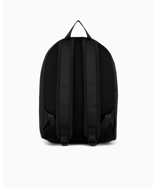 EMPORIO ARMANI EA7(エンポリオアルマーニイーエーセブン)の「【エンポリオ アルマーニ EA7】Logo Series バックパック オーバーサイズロゴ(バックパック/リュック・メンズ・ブラック/ブラック×ピンク・FREE)」の6枚目の写真