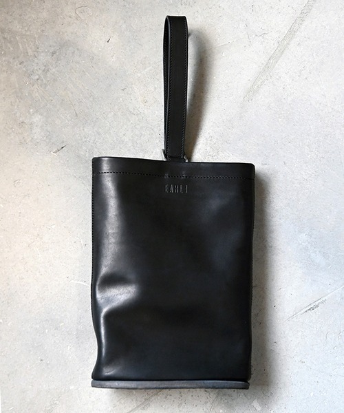 EARLE（アール）の「EARLE アール / Shoe sole shoe bag シューソールキップレザーハンドバッグ / ER2502（ハンドバッグ・レディース・ブラック・FREE）」の16枚目の写真