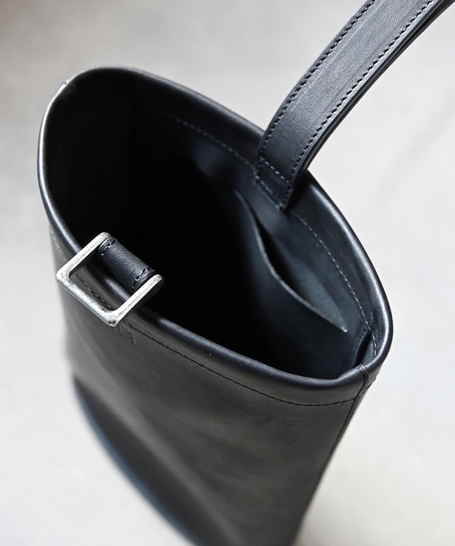 EARLE（アール）の「EARLE アール / Shoe sole shoe bag シューソールキップレザーハンドバッグ / ER2502（ハンドバッグ・レディース・ブラック・FREE）」の8枚目の写真