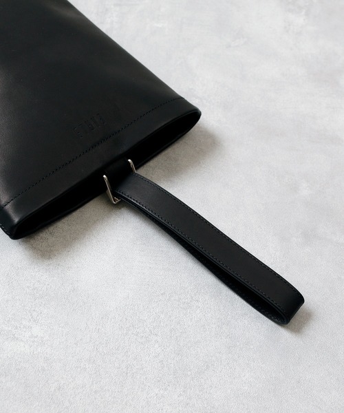 EARLE（アール）の「EARLE アール / Shoe sole shoe bag シューソールキップレザーハンドバッグ / ER2502（ハンドバッグ・レディース・ブラック・FREE）」の4枚目の写真