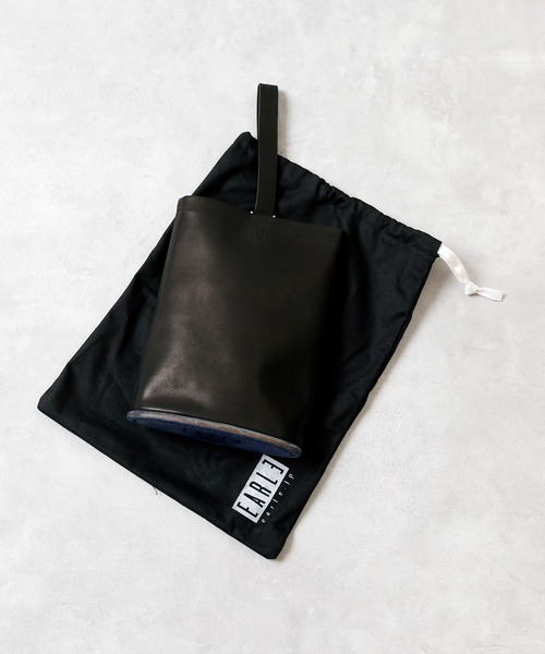 EARLE（アール）の「EARLE アール / Shoe sole shoe bag シューソールキップレザーハンドバッグ / ER2502（ハンドバッグ・レディース・ブラック・FREE）」の12枚目の写真