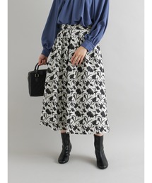 Te chichi CLASSIC | フラワージャカードタックスカート(スカート)