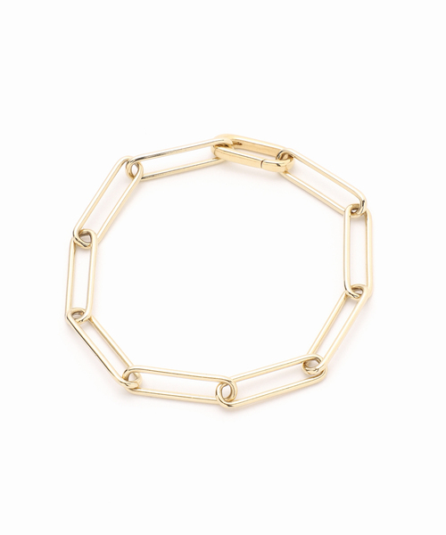 Laura Lombardi（ローラロンバルディ）の「【LAURA LOMBARDI/ローラロンバルディ】 CARTOLINA CHAIN ブレスレット（ブレスレット・レディース・ゴールド・FREE）」の4枚目の写真