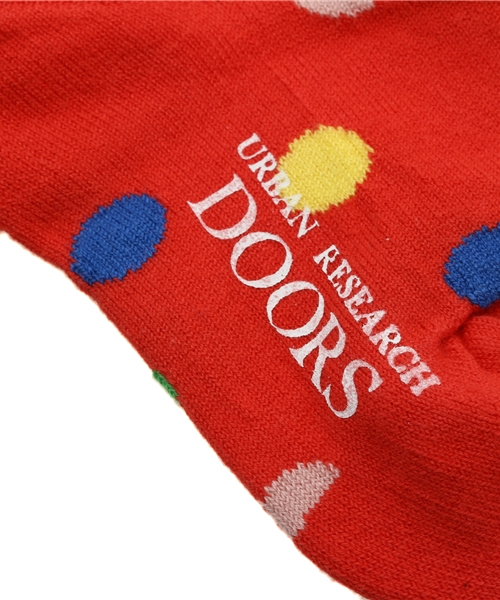 URBAN RESEARCH DOORS KIDS(アーバン リサーチ ドアーズ キッズ )の「DOORS ドットソックス(ソックス/靴下・キッズ・レッド/グレー・19-21cm/13-15/16-18)」の5枚目の写真