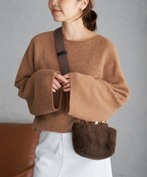 plage | 【ZANCHETTI/ザンケッティ】AM MI SHEEP SKIN TAPE STRAPバッグ(ショルダーバッグ)