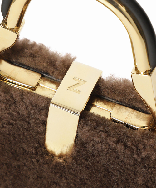 plage（プラージュ）の「【ZANCHETTI/ザンケッティ】AM MI SHEEP SKIN TAPE STRAPバッグ（ショルダーバッグ・レディース・ブラウン系その他・FREE）」の7枚目の写真