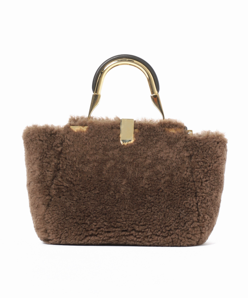 plage（プラージュ）の「【ZANCHETTI/ザンケッティ】AM MI SHEEP SKIN TAPE STRAPバッグ（ショルダーバッグ・レディース・ブラウン系その他・FREE）」の13枚目の写真