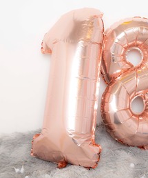 WEGO/ピンク数字バルーン