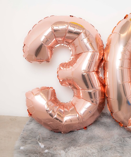 WEGO（ウィゴー）の「WEGO/ピンク数字バルーン（コスチューム/パーティーグッズ・レディース・その他3/その他1/その他10/その他6/その他9/その他4/その他7/その他2・FREE）」の4枚目の写真