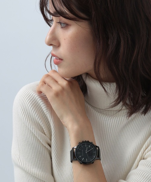 BAYFLOW（ベイフロー）の「アナデジウォッチ（デジタル腕時計・レディース・ライトグレー/ブラック/イエロー・FREE）」の18枚目の写真