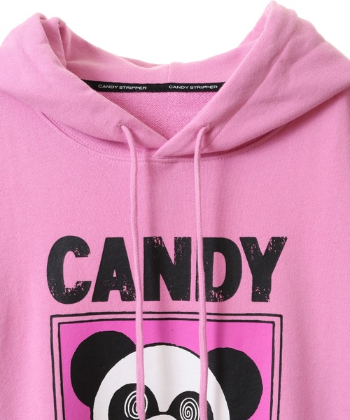 Candy Stripper（キャンディストリッパー）の「CANDY MADNESS SWEAT フーディー（スウェット・レディース・ネイビー/ホワイト/ピンク/ブラック・2）」の7枚目の写真