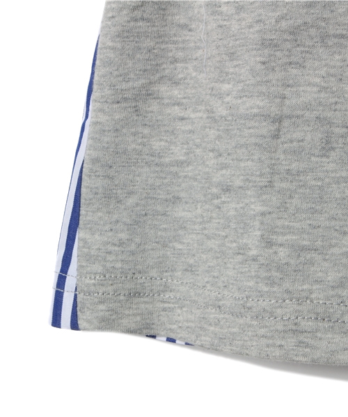 SHIPS(シップス)の「SHIPS KIDS:ストライプ 切り替え ショートスリーブ(baby)(Tシャツ/カットソー・キッズ・ホワイト/グレー・80/90)」の7枚目の写真