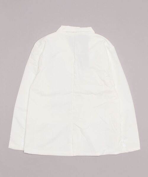 Vipoa（ヴィポア）の「メタルクリップデザインオーバーサイズジャケット（テーラードジャケット・レディース・ホワイト/ブラック・FREE）」の12枚目の写真