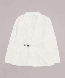 メタルクリップデザインオーバーサイズジャケット