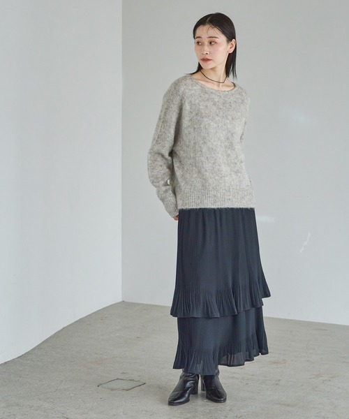 追加4》お気に入り1.7万人超え！ホソプリーツティアードスカート