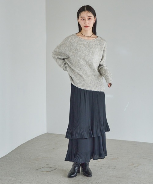 追加4》お気に入り1.3万人超え！ホソプリーツティアードスカート