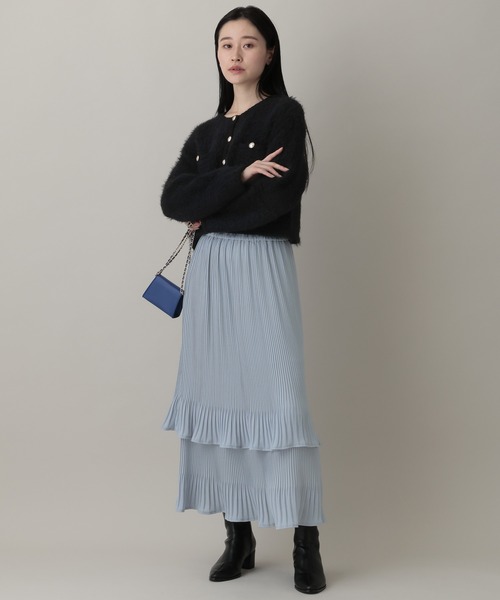 追加4》お気に入り1.3万人超え！ホソプリーツティアードスカート