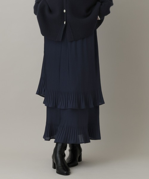 専用出品 追加4》お気に入り1.6万人超え！ホソプリーツティアードスカート