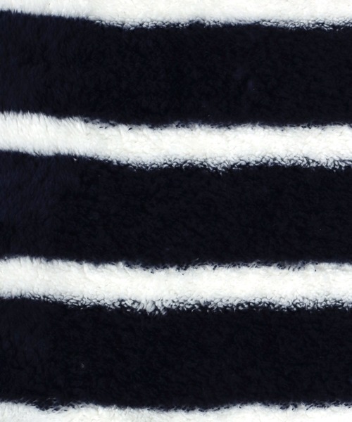 PEANUTS（ピーナッツ）の「PEANUTS SNOOPY（ピーナッツスヌーピー）ボアフリースガウンパーカー/ブランケット（その他ルームウェア・レディース・チャコールグレー/ホワイト×ネイビー・FREE）」の9枚目の写真