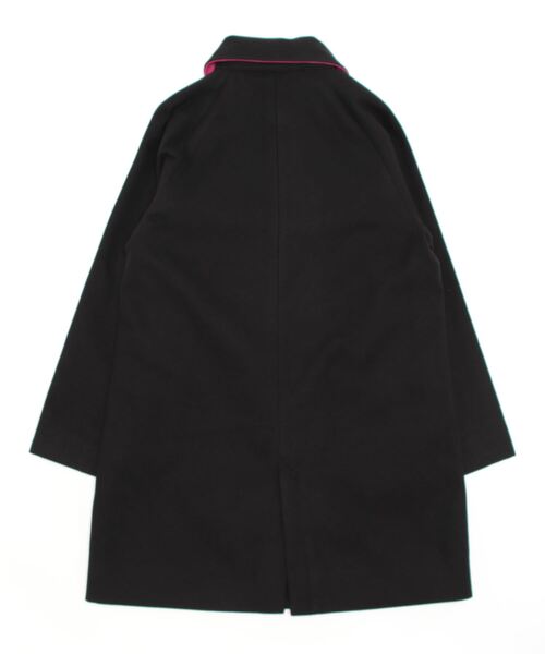 MARY QUANT（マリークワント）の「ラグランフロントロゴ ロングコート（ステンカラーコート・レディース・ブラック×ホワイト/ブラック/ピンク/オレンジ・M）」の17枚目の写真