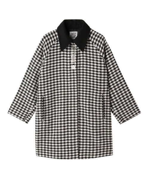 MARY QUANT（マリークワント）の「ラグランフロントロゴ ロングコート（ステンカラーコート・レディース・ブラック×ホワイト/ブラック/ピンク/オレンジ・M）」の14枚目の写真