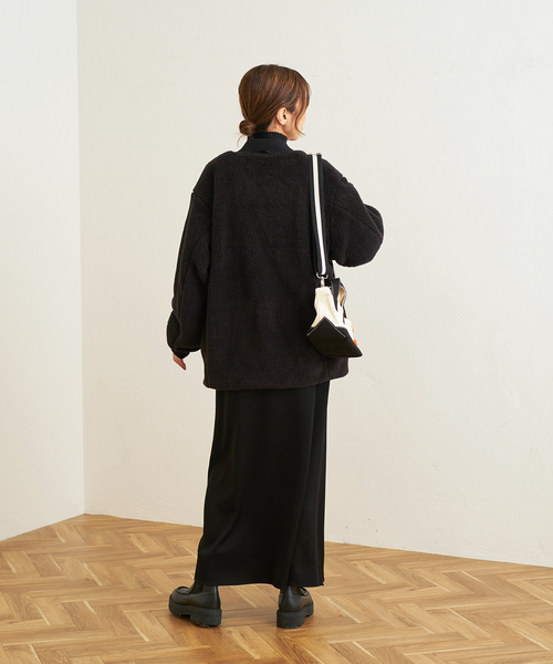 FRAMeWORK（フレームワーク）の「【ARMY TWILL / アーミーツイル】Polyester weather reversible MA-1（ブルゾン・レディース・ブラック/カーキ・FREE）」の5枚目の写真