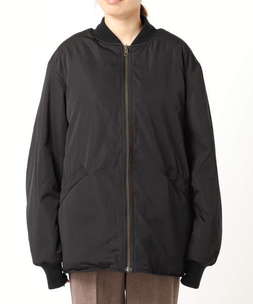 FRAMeWORK フレームワーク◾️レーヨンナイロン MA-1 ブルゾン　38 FRAMeWORK フレームワーク ナイロンツイルMA-1 ブルゾン