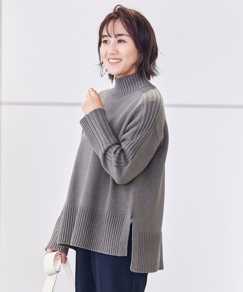 UNIQLO - 美品 UNFILO アンフィーロ 洗える スプリングコットンニット UNIQLO - 美品 UNFILO アンフィーロ 洗える スプリングコットン