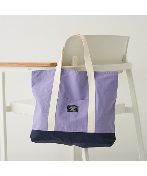 b・ROOM（ビールーム）の「【撥水・防汚加工】レッスンバッグ（バックパック/リュック・キッズ・ブルーグレー/ピンク/ベージュ/ネイビー/オレンジ/ミント/ラベンダー・FREE）」の5枚目の写真