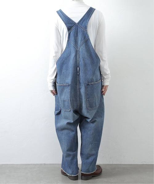 JOURNAL STANDARD LUXE（ジャーナルスタンダード　ラックス）の「11OZデニム オーバーオール（サロペット/オーバーオール・レディース・ホワイト/ダークブルー・FREE）」の5枚目の写真