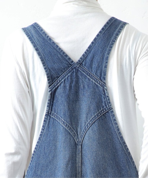 JOURNAL STANDARD LUXE（ジャーナルスタンダード　ラックス）の「11OZデニム オーバーオール（サロペット/オーバーオール・レディース・ホワイト/ダークブルー・FREE）」の7枚目の写真