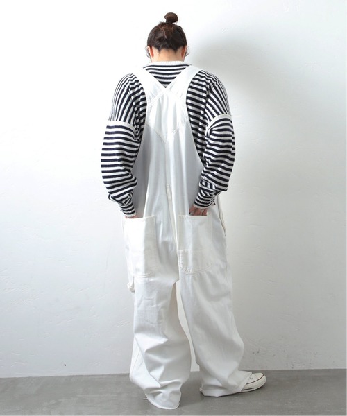 JOURNAL STANDARD LUXE（ジャーナルスタンダード　ラックス）の「11OZデニム オーバーオール（サロペット/オーバーオール・レディース・ホワイト/ダークブルー・FREE）」の20枚目の写真