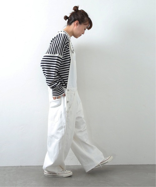 JOURNAL STANDARD LUXE（ジャーナルスタンダード　ラックス）の「11OZデニム オーバーオール（サロペット/オーバーオール・レディース・ホワイト/ダークブルー・FREE）」の22枚目の写真