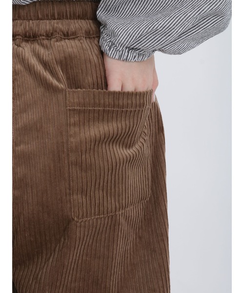 Samansa Mos2（サマンサ モスモス）の「【ETHICAL CRAFTS】リサイクルコットンコーデュロイパンツ（その他パンツ・レディース・ブラウン/キナリ/ブルー・ﾌﾘ-）」の15枚目の写真