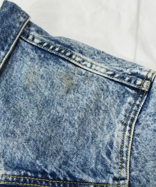 GUESS 90s usa製 ブラックデニムジャケット ケミカルウォッシュ 90s USA製 GUESSゲス ケミカルウォッシュ デニムジャケット 4