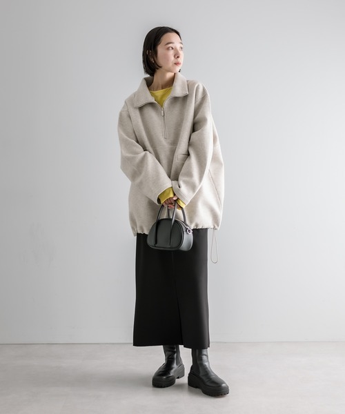 mystic（ミスティック）の「ミニボストンBAG（ボストンバッグ・レディース・アイボリー/ブラック・ONE SIZE）」の4枚目の写真