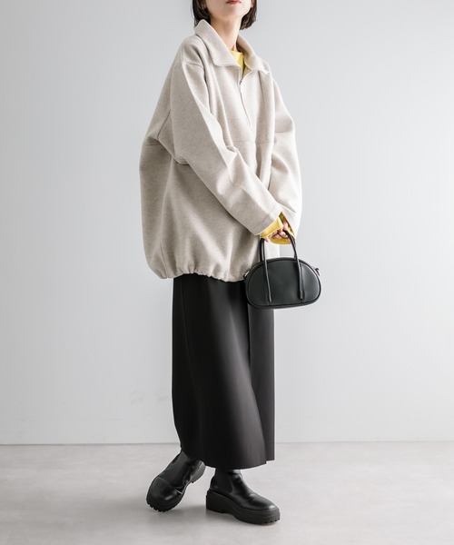 mystic（ミスティック）の「ミニボストンBAG（ボストンバッグ・レディース・アイボリー/ブラック・ONE SIZE）」の5枚目の写真