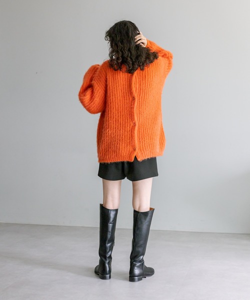 mystic（ミスティック）の「シャイニーカーディガン（カーディガン/ボレロ・レディース・ブルー/アイボリー/オレンジ・FREE）」の7枚目の写真