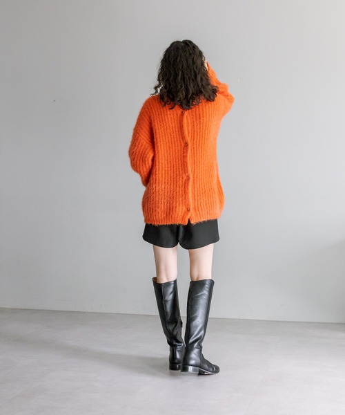 mystic（ミスティック）の「シャイニーカーディガン（カーディガン/ボレロ・レディース・ブルー/アイボリー/オレンジ・FREE）」の8枚目の写真