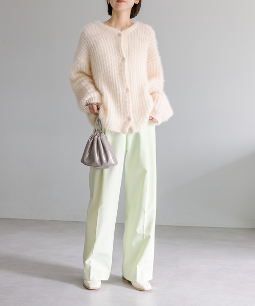 mystic（ミスティック）の「シャイニーカーディガン（カーディガン/ボレロ・レディース・ブルー/アイボリー/オレンジ・FREE）」の19枚目の写真