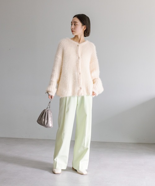 mystic（ミスティック）の「シャイニーカーディガン（カーディガン/ボレロ・レディース・ブルー/アイボリー/オレンジ・FREE）」の20枚目の写真