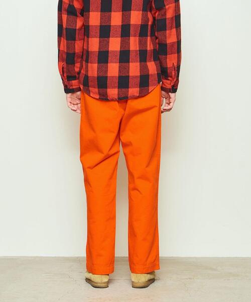 UNITED ARROWS & SONS（ユナイテッドアローズアンドサンズ）の「＜UNITED ARROWS & SONS＞ CHINO TROUSERS G/D/チノパンツ（チノパンツ・メンズ・ダークグリーン/オレンジ・S/M/L/XL）」の5枚目の写真