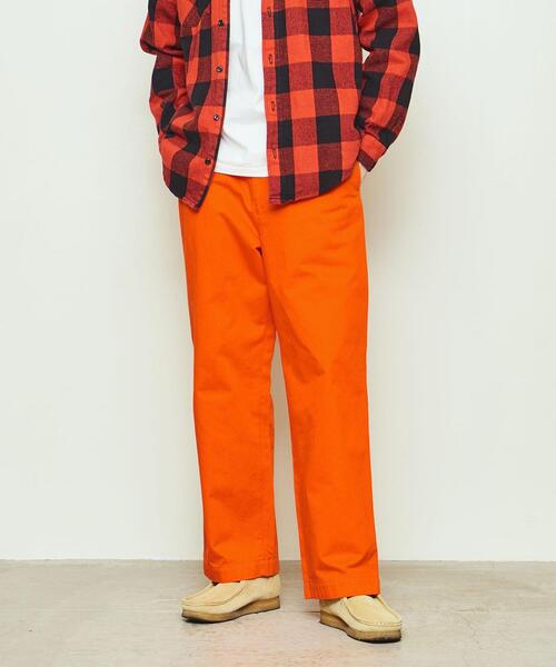 UNITED ARROWS & SONS（ユナイテッドアローズアンドサンズ）の「＜UNITED ARROWS & SONS＞ CHINO TROUSERS G/D/チノパンツ（チノパンツ・メンズ・ダークグリーン/オレンジ・S/M/L/XL）」の6枚目の写真