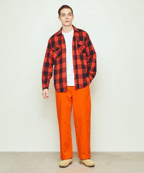 UNITED ARROWS & SONS（ユナイテッドアローズアンドサンズ）の「＜UNITED ARROWS & SONS＞ CHINO TROUSERS G/D/チノパンツ（チノパンツ・メンズ・ダークグリーン/オレンジ・S/M/L/XL）」の8枚目の写真