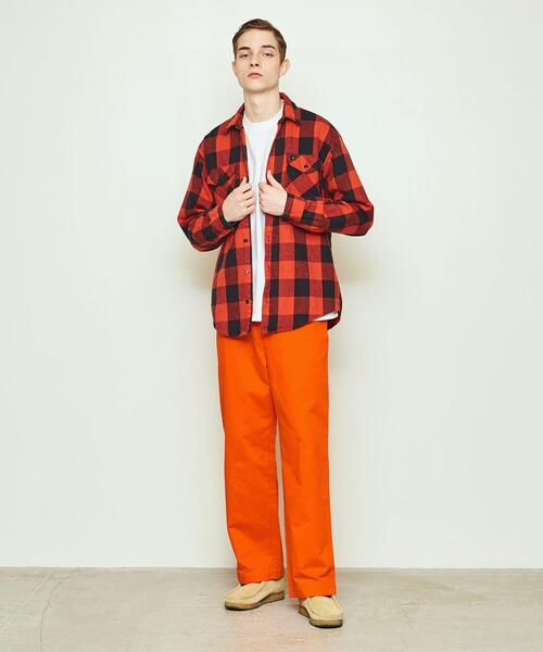 UNITED ARROWS & SONS（ユナイテッドアローズアンドサンズ）の「＜UNITED ARROWS & SONS＞ CHINO TROUSERS G/D/チノパンツ（チノパンツ・メンズ・ダークグリーン/オレンジ・S/M/L/XL）」の9枚目の写真