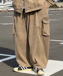 ヴィンテージライクワイドカーゴパンツ(セットアップ着用可)