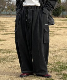 ヴィンテージライクワイドカーゴパンツ(セットアップ着用可)